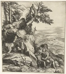 Paisagem com leitura de Hieronymus