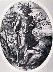 Sylvain, deus das florestas de Cornelis Cort