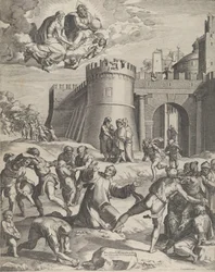 O martírio de Santo Estêvão, 1576.