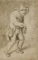 Jogador Hurdy-Gurdy, 1695