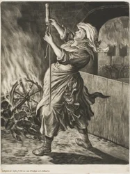 Woman Lighting a Rocket, também chamada Peace Gets Me Going, da Communia Gaudia (A Grande Alegria que se Espalha no Cerco de Namur)