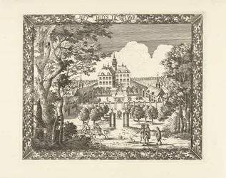 Vista de Huis te Werve em Voorburg
Huys te Werve (título sobre o objecto)