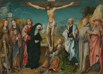 Cristo na Cruz, c.1505-1510 (óleo sobre painel)