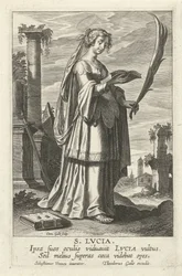 H. Lúcia
Speculum Illustrium Virginum (título da série)