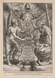 Folha de rosto para M.C. Sarbievsky, Lyricum Livro IV