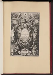 Página de rosto para "Commentarius in Vetvs et Novvm Testamentvm" de R.P. Jacobi Tirini