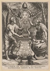 Página de rosto para Stephanus Simonini, Silvae Urbaninae