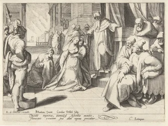 Ester diante de Assuero