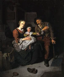 Alemão:  Bauernfamilie Família de agricultores