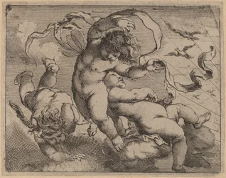 Três Putti Voadores