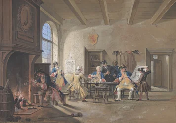 Cena da Guarda, 1744.