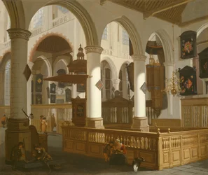 A Igreja Velha, Delft, 166070.