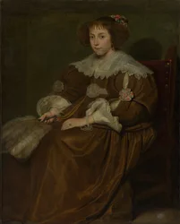 Retrato de uma jovem mulher.