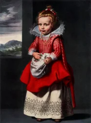 Retrato da filha dos artistas Magdalena de Vos, 1927