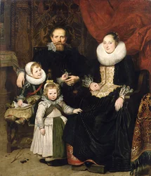Autorretrato com a Família, 1621.