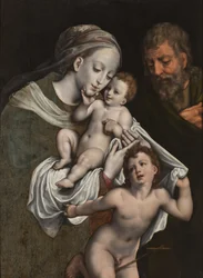 A Sagrada Família com o Infante São João