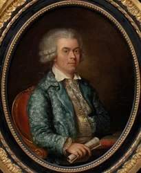 Retrato do compositor André Ernest Modeste Grétry 1741-1813, c. 1786-88.
