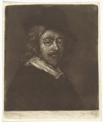 Retrato de Frans Hals com um chapéu