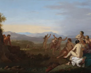 Espionagem de Satyrs em Ninfas
Satyrs a espreitarem as Ninfas
