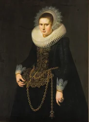 Retrato de uma mulher de 22 anos