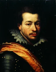 Retrato de um Homem de Blindagem (óleo sobre painel)