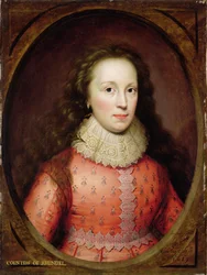 Retrato de uma mulher, tradicionalmente identificado como a Condessa de Arundel, 1619