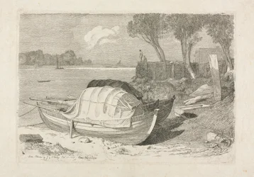 Dois barcos de pesca encalhados, 1809.