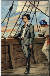 Dick Sand, o capitão de quinze anos, de "A Captain of Fifteen Years" (Um capitão de quinze anos)