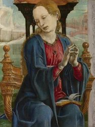 A Virgem Anunciada, ca 1475.