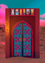 Porta do Deserto do Céu Rosa