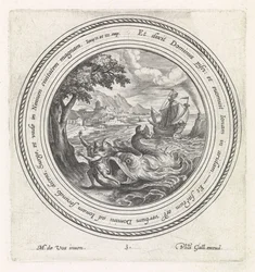O peixe cospe Jonas em terra
História de Jonas (título da série)