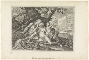 Vénus adverte Adónis
Metamorfoses por Ovid (título da série)