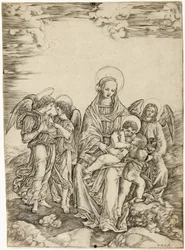 A Virgem e o Menino com São João e Três Anjos