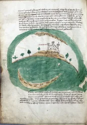 Mapa da ilha de Santorini (Grécia)