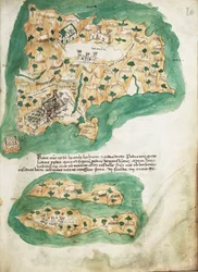 Carta de velino de Naxos, c.1420 (velino)