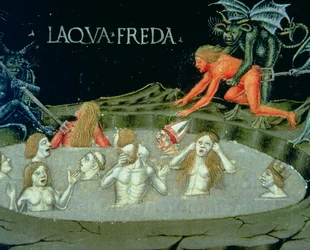 Fol.154r O Juízo Final: A Dor do Inferno (vellum)