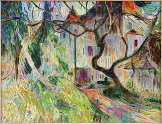 O "Alte Esche" no parque do castelo em Pretzfeld