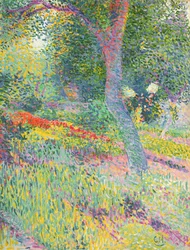 No Jardim do Castelo de Pretzfeld, c.1903 (óleo no cartão)