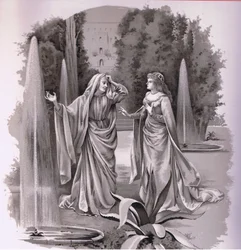 Julieta Não não! Mas tudo isso eu sabia. ilustração de Romeu e Julieta