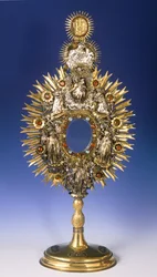Ostensório barroco (prata com jóias e dourado)