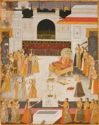 Uma atuação nocturna para o Maharaja Abhai Singh