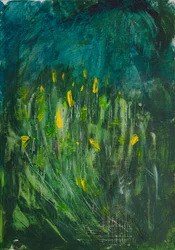 Flores Amarelas Abstratas