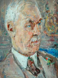 Professor Frederick Brown, c.1920 (óleo sobre painel)