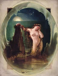A Origem da Harpa, c.1842 (óleo sobre tela)