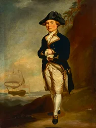 Almirante Sir William Cornwallis (1744-1819), finais do século XVIII a inícios do século XIX (óleo sobre tela)
