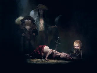 A morte de Bluebeard, de Bluebeard por Charles Perrault (1628-1703)