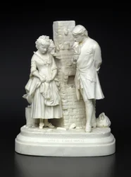 Joes Farewell, projetado em 1872-73 (porcelana não vidrada)
