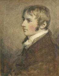 Retrato de John Constable (1776-1837) com idade entre 20 e 1796 (têmpera)