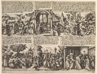 Cenas diferentes, dos Evangelhos e da Acta Apostolorum, ca. 1530