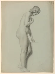 Desenho, Nu feminino, 1858
